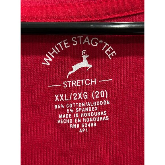 White Stag Classic Red Stretch Tank Top Sz XXL - Picture 5 of 9